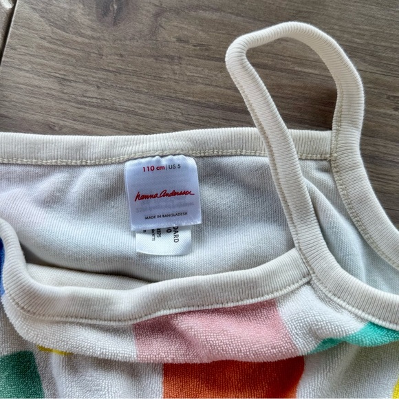 Hanna Andersson l Colorful Checkered  Romper l Girl’s Size 5 - Picture 2 of 5